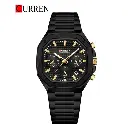 CURREN 8459 Original Brand Stainless Steel Band Wrist Watch For Men