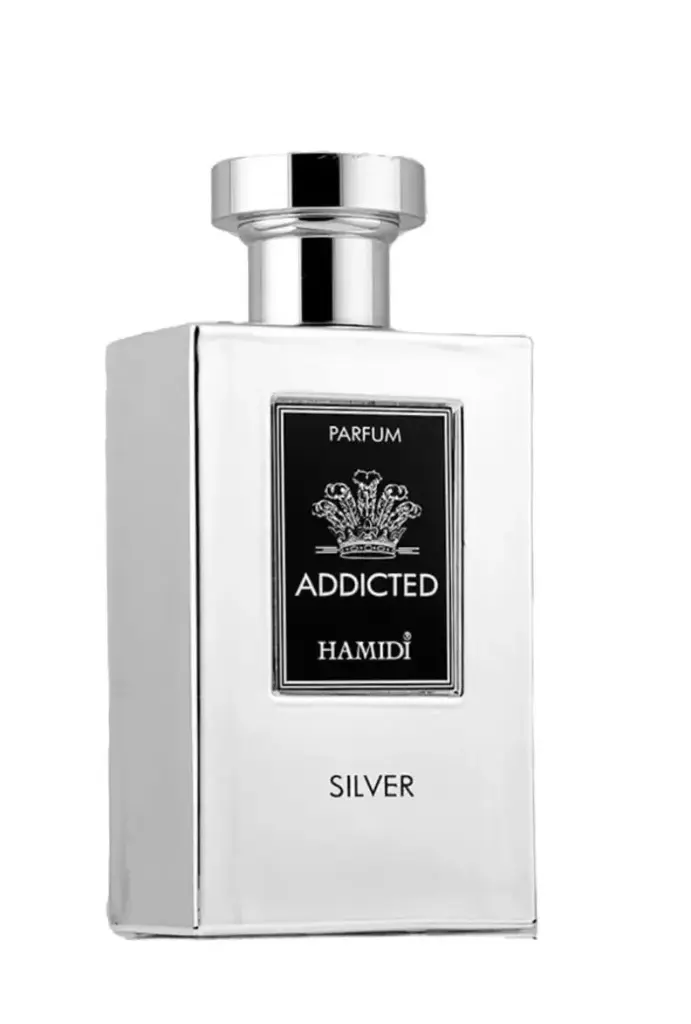 عطر  اديكتيد سيلفر-تقسيم- 10مل - Addicted Silver من Hamidi (d.p Silver mountain water)