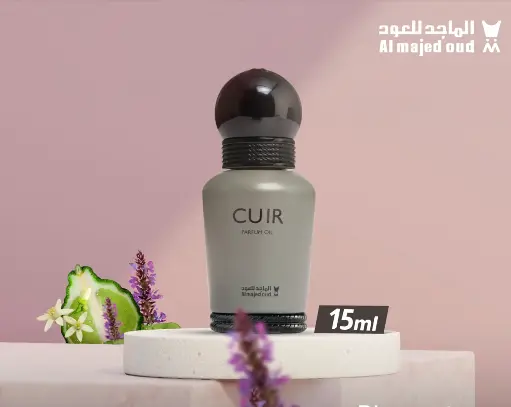 Al Majed for oud Cuir 15ml oil - الماجد للعود كوير 15مل