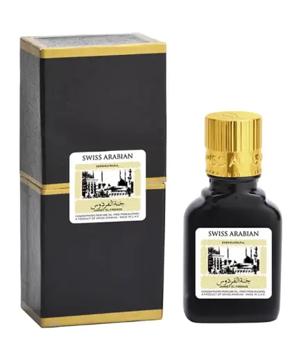 Swiss Arabian Jannet El Firdaus Oud Black 9ml مسك جنة الفرودس أسود